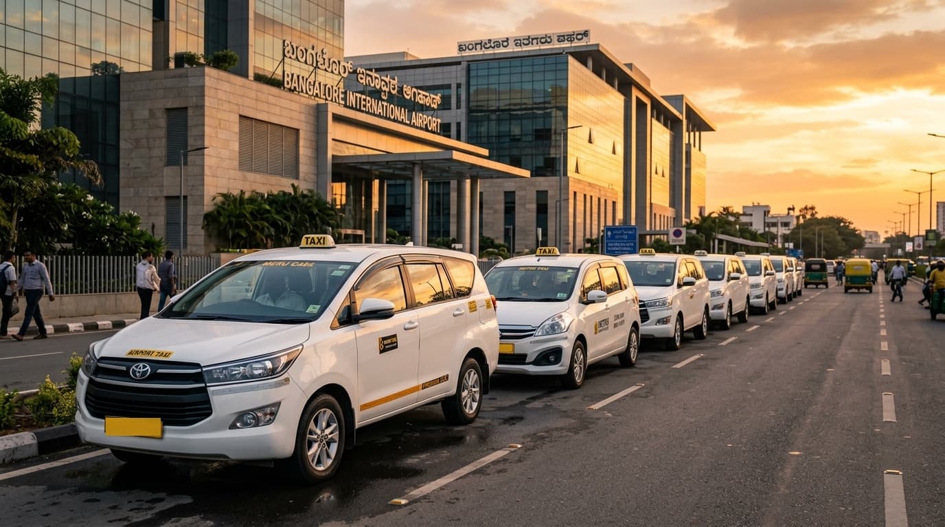 Ten Taxi fleet in Bangalore